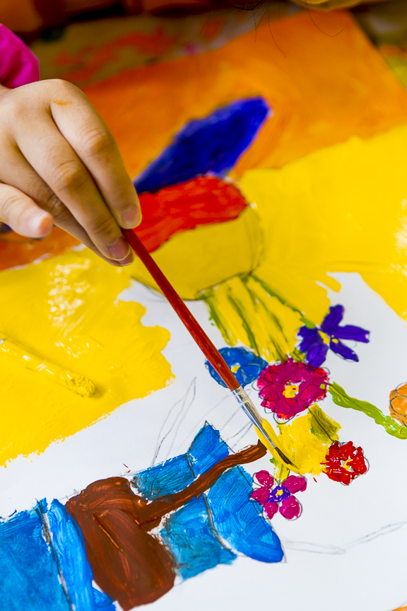 Kids Visual Arts - Spring into Spring! Collage - Box Hill Community